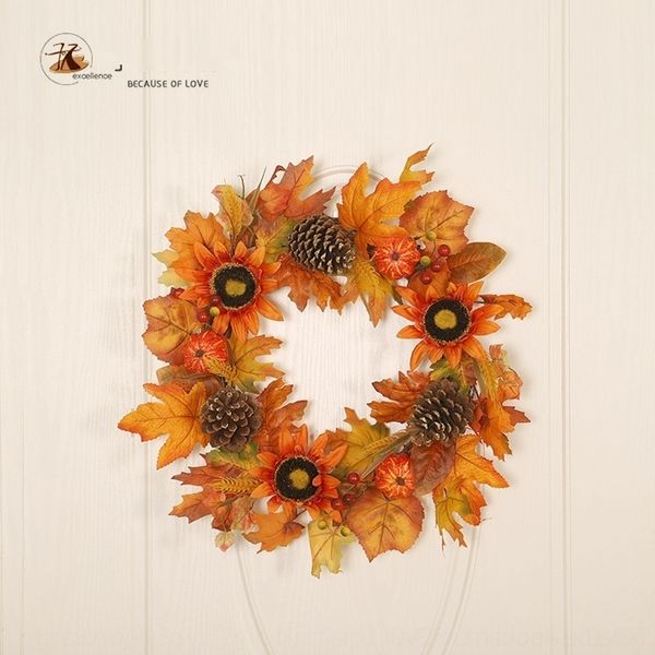 d2j6v halloween simulation autumn home furnishing sunflower wreath fruit home decoration big pine wreath leaf ear maple wheat christmas wall
d2j6v halloween simulation autumn home furnishing sunflower wreath fruit home decoration big pine wreath leaf ear maple wheat christmas wall