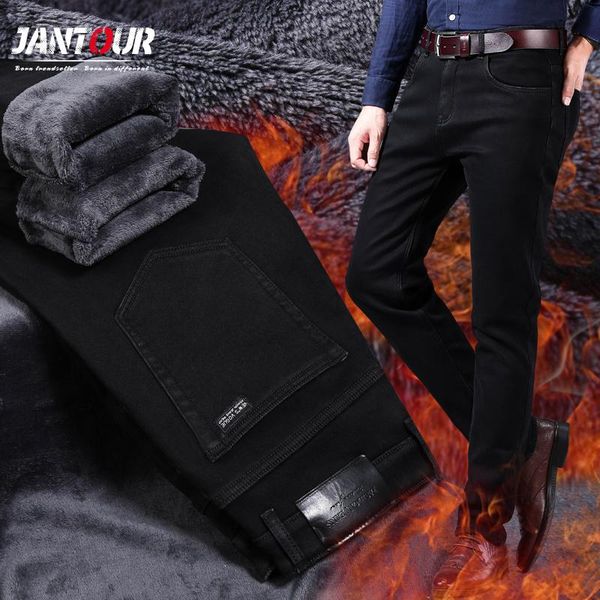 brand winter men's warm fleece jeans stretch casual straight thick denim flannel jeans soft black pant trousers plus size 28-40, Blue
brand winter men's warm fleece jeans stretch casual straight thick denim flannel jeans soft black pant trousers plus size 28-40, Blue