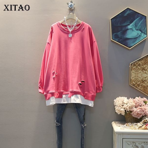 xitao patchwork hole pullover hoodie women autumn casual fashion style temperament all match o neck women clothes dzl1580 t200904, Black
xitao patchwork hole pullover hoodie women autumn casual fashion style temperament all match o neck women clothes dzl1580 t200904, Black