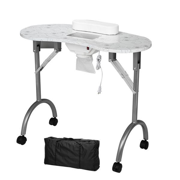 portable mdf manicure table spa beauty salon equipment desk with dust collector & cushion & fan white ship from us drop shipping
portable mdf manicure table spa beauty salon equipment desk with dust collector & cushion & fan white ship from us drop shipping