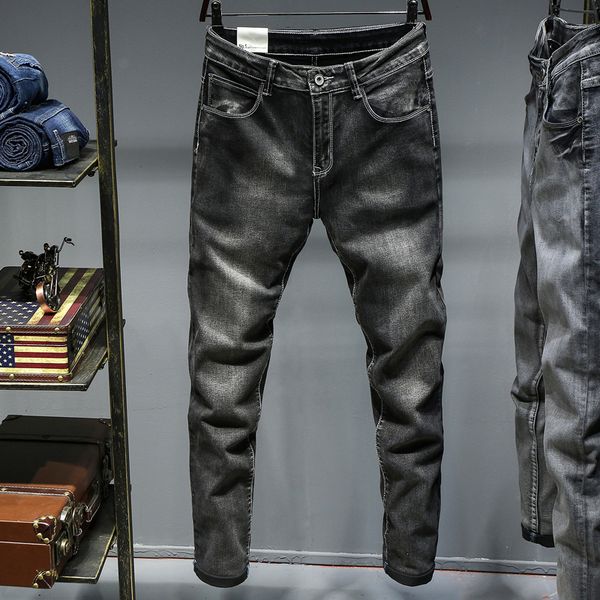 2020 autumn winter new men's slim bla jeans stretch ny for denim trousers male pants brand clothing plus size 42 44 46, Blue
2020 autumn winter new men's slim bla jeans stretch ny for denim trousers male pants brand clothing plus size 42 44 46, Blue