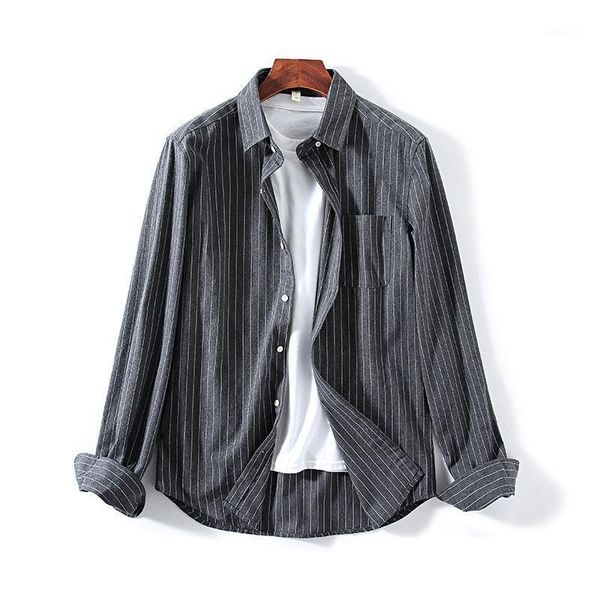 2021 spring summer mens striped shirt long sleeve shirt turn-down collar slim fit casual pure cotton office xxxl1, White;black
2021 spring summer mens striped shirt long sleeve shirt turn-down collar slim fit casual pure cotton office xxxl1, White;black