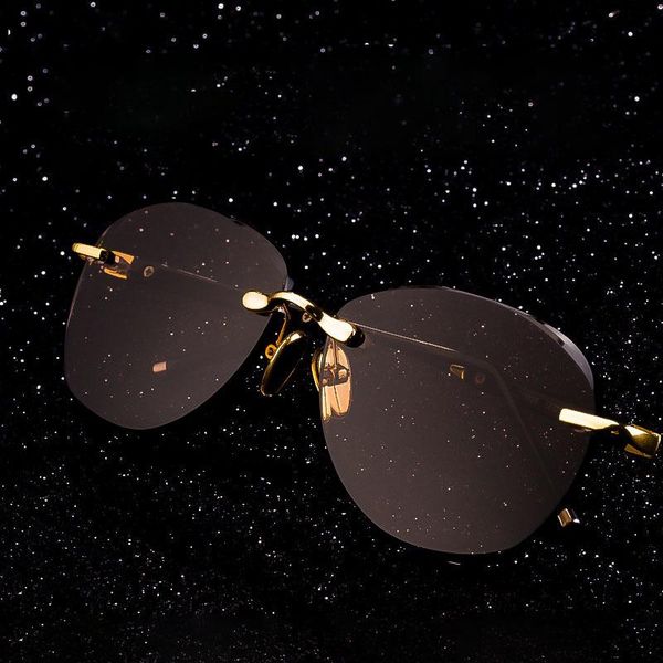 brown rimless sunglass sunglasses men women vintage glasses retro male crystal stone lens pilot glass sun goggles oculos krrjn, White;black
brown rimless sunglass sunglasses men women vintage glasses retro male crystal stone lens pilot glass sun goggles oculos krrjn, White;black