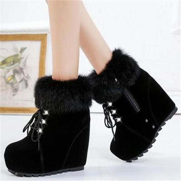 new crystal 2021 rentals up to soft skin 12cm super heels snow boots warm winter teddy women shoes 2jmt, Black
new crystal 2021 rentals up to soft skin 12cm super heels snow boots warm winter teddy women shoes 2jmt, Black