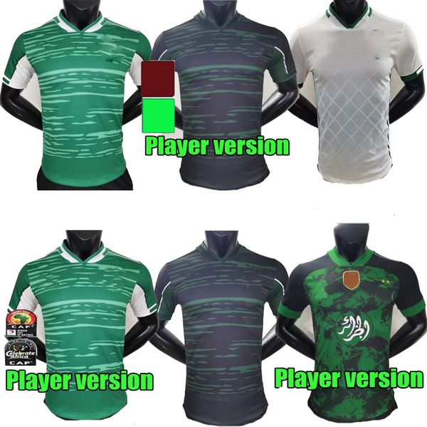 player version 2022 2023 algeria mahrez feghouli mens soccer jerseys slimani bennacer atal home away football shirt short sleeve 21 22 23 wo, Black;yellow
player version 2022 2023 algeria mahrez feghouli mens soccer jerseys slimani bennacer atal home away football shirt short sleeve 21 22 23 wo, Black;yellow