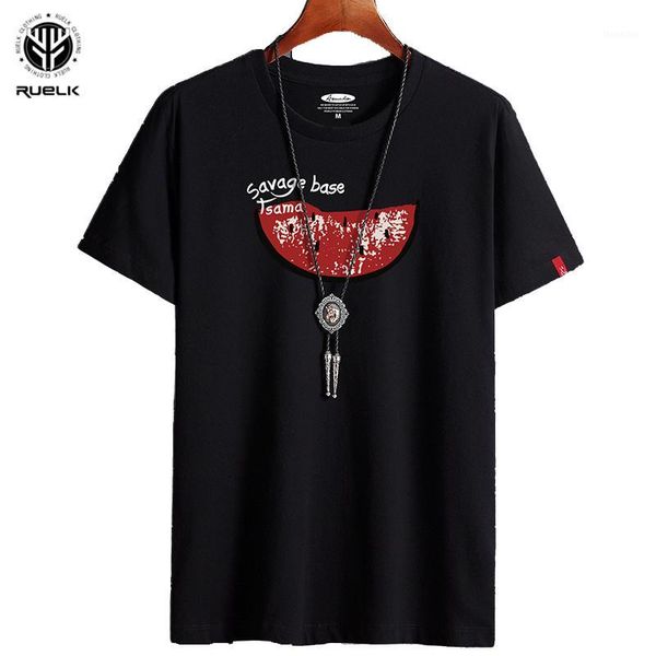 men's t-shirts ruelk short-sleeved 2021 summer fashion leisure trend hip-hop personality watermelon printed t-shirt loose cotton large, White;black
men's t-shirts ruelk short-sleeved 2021 summer fashion leisure trend hip-hop personality watermelon printed t-shirt loose cotton large, White;black