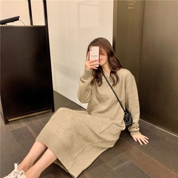 2020 новых женщины clothin dresslong юбка dressg осень и зимой свободно большой размер показать тонкое длинные платья, шерсти ленивого ветра, White;black
2020 новых женщины clothin dresslong юбка dressg осень и зимой свободно большой размер показать тонкое длинные платья, шерсти ленивого ветра, White;black