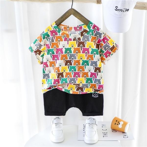 hylkidhuose summer baby boys girls clothing sets short sleeve cartoon t shirt shorts infant children vacation clothes y200525, White
hylkidhuose summer baby boys girls clothing sets short sleeve cartoon t shirt shorts infant children vacation clothes y200525, White