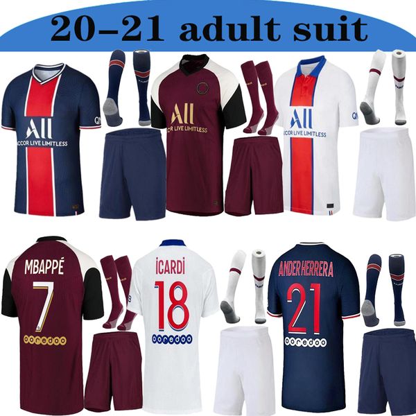 2020 2021suit with socks kits maillots de football paris soccer jersey 20 21 paris mbappe icardi neymar football shirt uniform, Black
2020 2021suit with socks kits maillots de football paris soccer jersey 20 21 paris mbappe icardi neymar football shirt uniform, Black
