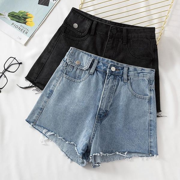 2020 denim shorts women street style casual loose plus size summer zipper short mujer 4xl1, White;black
2020 denim shorts women street style casual loose plus size summer zipper short mujer 4xl1, White;black