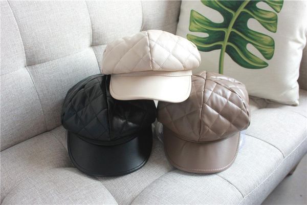 202009-js024 autumn pu faux leather fashion plaid leisure octagonal hat men women visors cap, Blue;gray
202009-js024 autumn pu faux leather fashion plaid leisure octagonal hat men women visors cap, Blue;gray