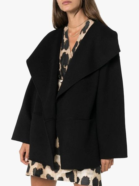 women's wool & blends style autumn winter fashion classic trendy brand luxry design double sided short coat women large lapel loose woo, Black
women's wool & blends style autumn winter fashion classic trendy brand luxry design double sided short coat women large lapel loose woo, Black