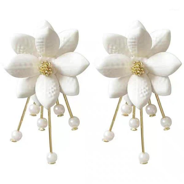 stud korean fashion fairy sweet pearl white flower big earrings women's women's1, Golden;silver
stud korean fashion fairy sweet pearl white flower big earrings women's women's1, Golden;silver