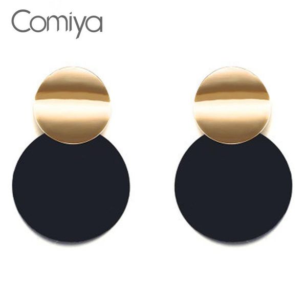 comiya fashion drop earrings for women acrylic big round brincos zinc alloy oorbellen voor vrouwen bohemian accessories earring, Silver
comiya fashion drop earrings for women acrylic big round brincos zinc alloy oorbellen voor vrouwen bohemian accessories earring, Silver