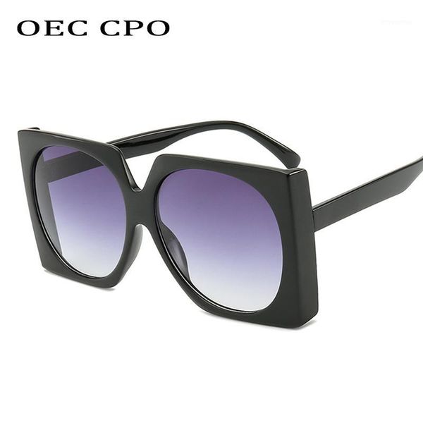 oec cpo vintage square sunglasses women big frame fashion gradient color round lens women men sunglasses uv400 o311, White;black
oec cpo vintage square sunglasses women big frame fashion gradient color round lens women men sunglasses uv400 o311, White;black