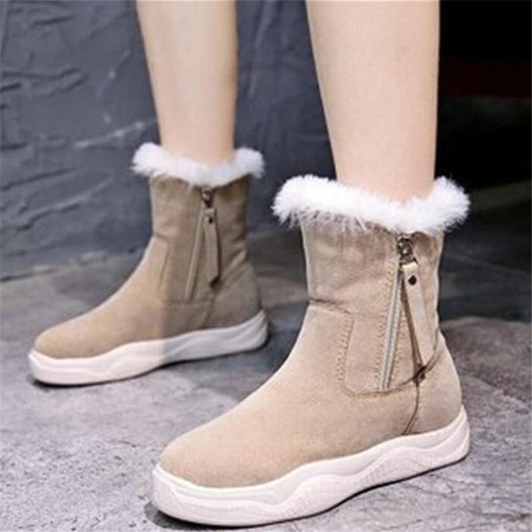 boots super warm winter women shoes female genuine leather suede ankle boot for woman botas mujer thick plush ladies snow, Black
boots super warm winter women shoes female genuine leather suede ankle boot for woman botas mujer thick plush ladies snow, Black