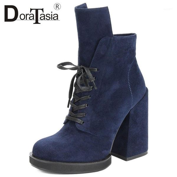 boots doratasia 2021 arrivals wholesale large size 35-41 chunky high heels shoes woman female platform ankle boots1, Black
boots doratasia 2021 arrivals wholesale large size 35-41 chunky high heels shoes woman female platform ankle boots1, Black