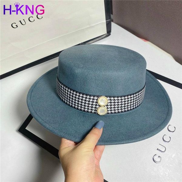 fashion women's wool hat elegant ribbon large brim europe style party hat flat bowler gorro autumn winter, Blue;gray
fashion women's wool hat elegant ribbon large brim europe style party hat flat bowler gorro autumn winter, Blue;gray