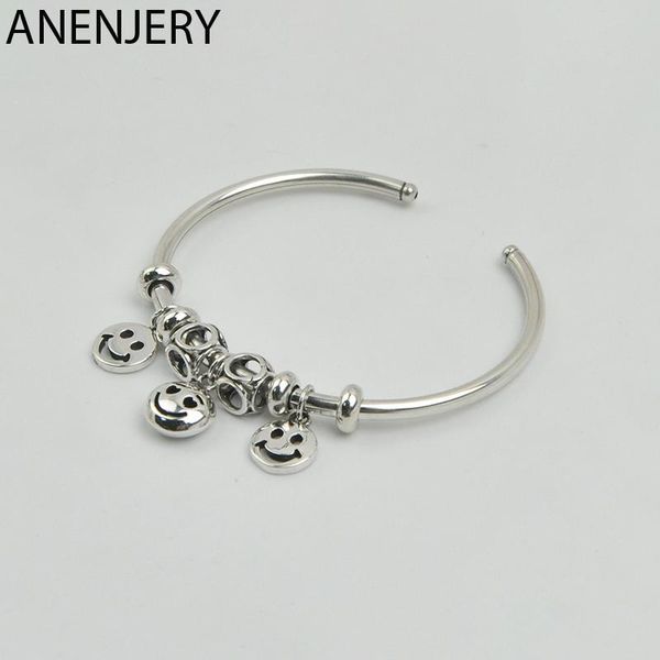 anenjery new style smiling face charms beads bracelet bangles for women handmade thai silver color jewelry birthday gift s-b414, Black
anenjery new style smiling face charms beads bracelet bangles for women handmade thai silver color jewelry birthday gift s-b414, Black