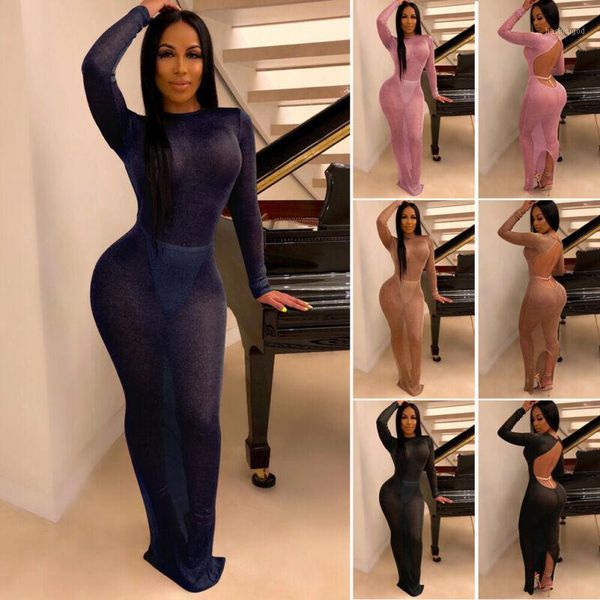 2020 selling women mesh sheer long sleeve maxi dress beach bikini cover up party clubwear beachwear cover-ups1, White;black
2020 selling women mesh sheer long sleeve maxi dress beach bikini cover up party clubwear beachwear cover-ups1, White;black