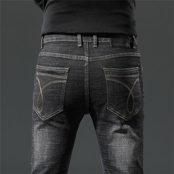 designer mens jeans luxury solid classic slimleg jeans skinny fit black gray denim mens fashion designer jeans w29w38, Blue
designer mens jeans luxury solid classic slimleg jeans skinny fit black gray denim mens fashion designer jeans w29w38, Blue