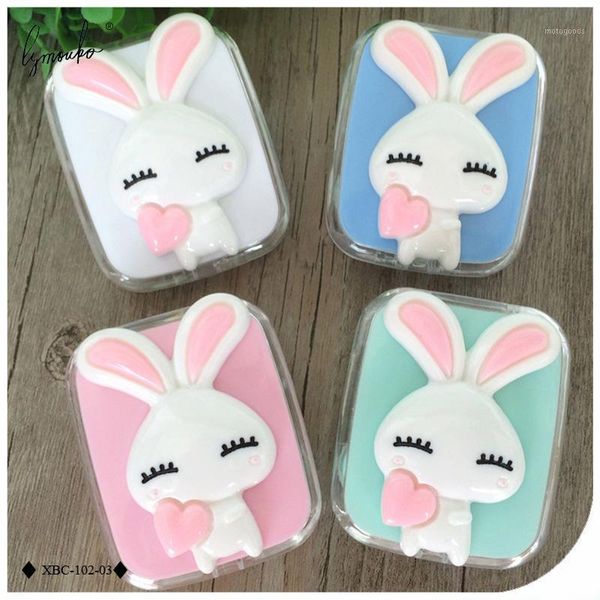 lymouko cute brow long ears with mirror contact lens case for women kit holder eye care contact lenses box1, Silver
lymouko cute brow long ears with mirror contact lens case for women kit holder eye care contact lenses box1, Silver
