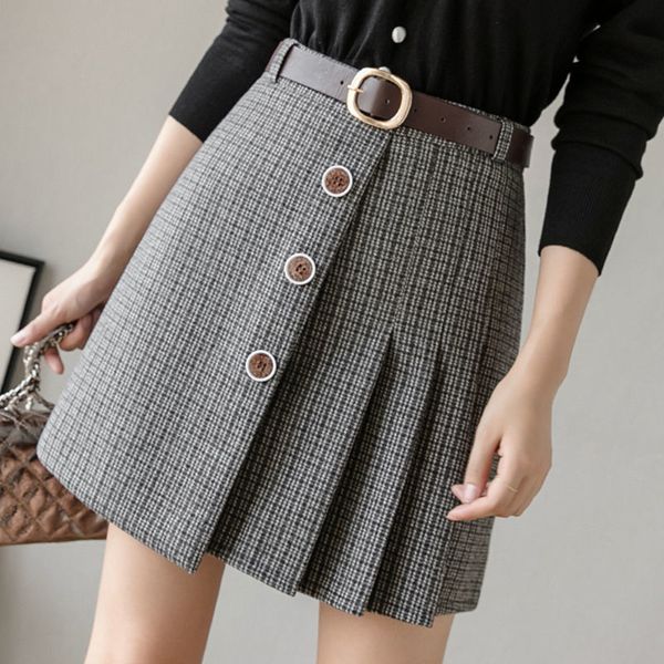 new 2021 style plaid high skirt autumn winter female wool skirts y351 n87c v9e2, Black
new 2021 style plaid high skirt autumn winter female wool skirts y351 n87c v9e2, Black