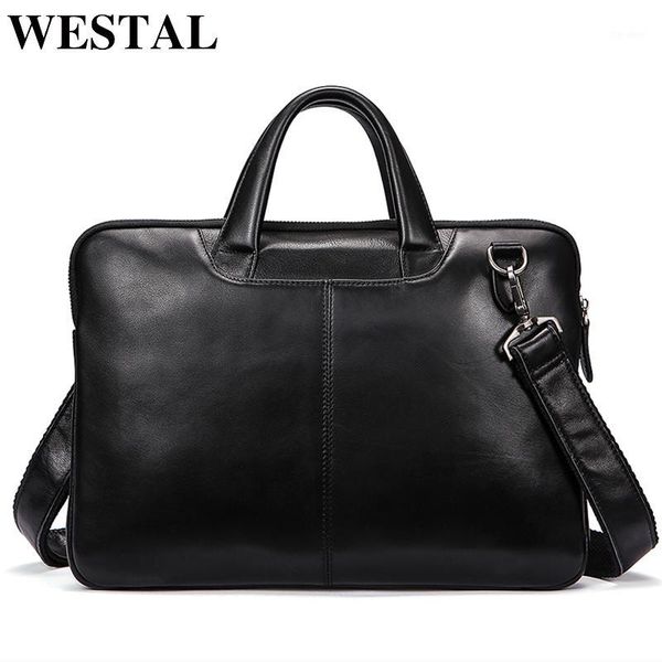 briefcases westal men's bag genuine leather messenger men lapbriefcase for computer bags 3921
briefcases westal men's bag genuine leather messenger men lapbriefcase for computer bags 3921