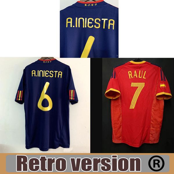 final 2010 spain retro jersey 1994 world cup raul xavi hierro luis ensrique xavi alonso caminero iniesta puyol pique davad david villa, Black;yellow 
final 2010 spain retro jersey 1994 world cup raul xavi hierro luis ensrique xavi alonso caminero iniesta puyol pique davad david villa, Black;yellow