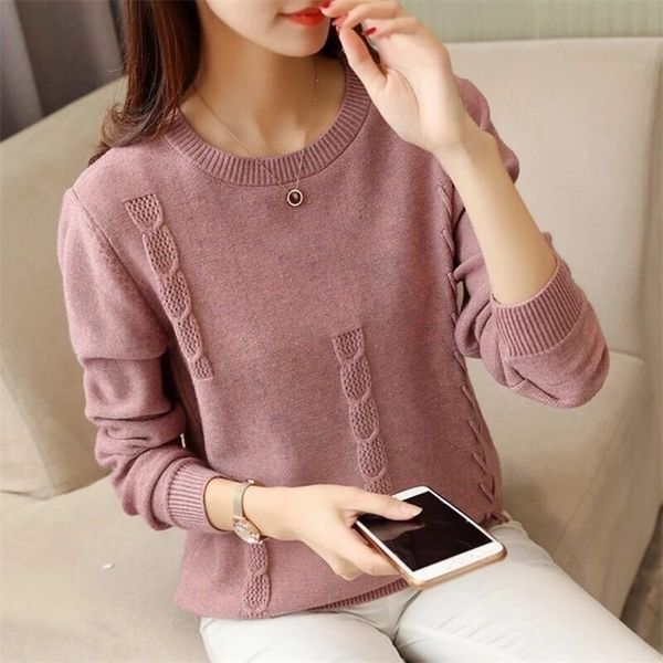 winter women pullover sweater fashion autumn plus size sweaters o-neck knitwear loose knitted sweater female slim casual 201128, White;black
winter women pullover sweater fashion autumn plus size sweaters o-neck knitwear loose knitted sweater female slim casual 201128, White;black