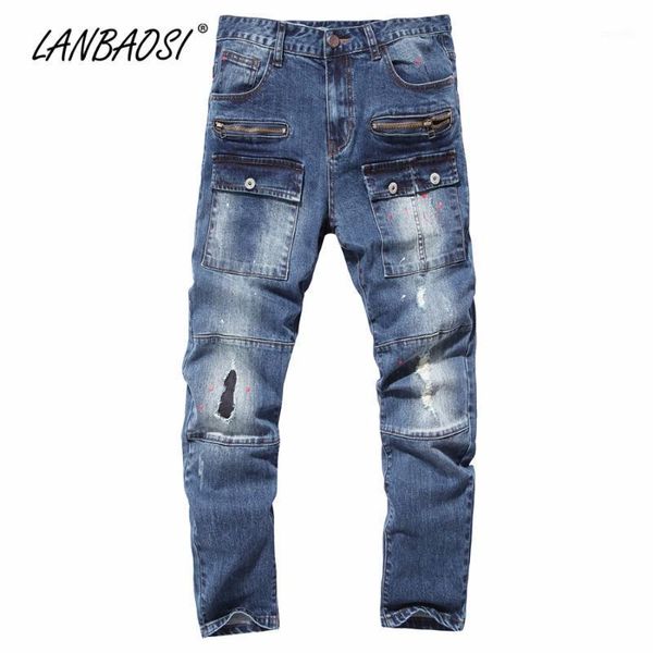 lanbaosi jeans men's jeans pants casual boy's denim pant trousers cotton hole torn ripped straight cowboy fashion trousers1, Blue
lanbaosi jeans men's jeans pants casual boy's denim pant trousers cotton hole torn ripped straight cowboy fashion trousers1, Blue