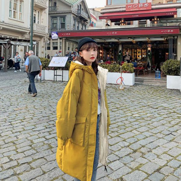 hooded lady overcoat 2020 new long parka oversize colour mid-long women thick down cotton coat women's winter loose l456, Black
hooded lady overcoat 2020 new long parka oversize colour mid-long women thick down cotton coat women's winter loose l456, Black