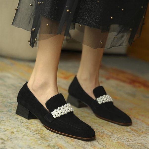 new arrival pearl low heel shoes women genuine leather square toe oxford shoes for women high quality, Black
new arrival pearl low heel shoes women genuine leather square toe oxford shoes for women high quality, Black