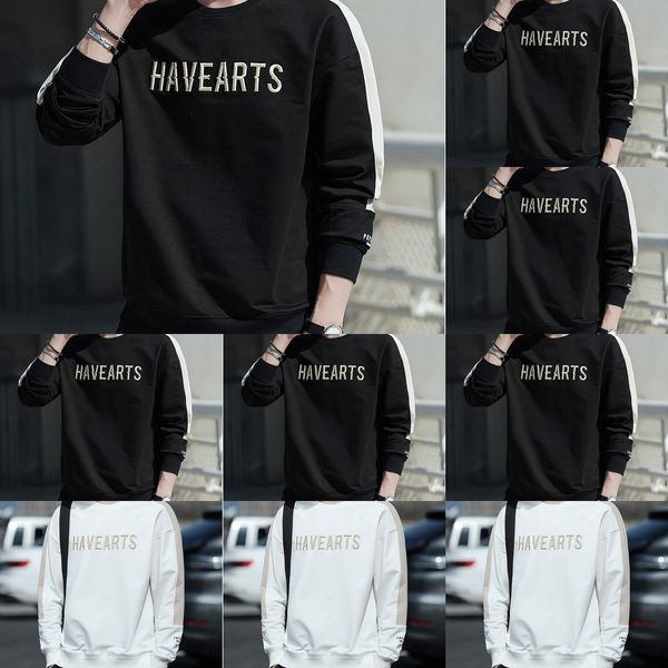 xnaxf long pullover fashionpulloversweater 2020 autumn new pullovert brand youth round neck sportswear casual men's sleeve t-shirt pull, Black
xnaxf long pullover fashionpulloversweater 2020 autumn new pullovert brand youth round neck sportswear casual men's sleeve t-shirt pull, Black