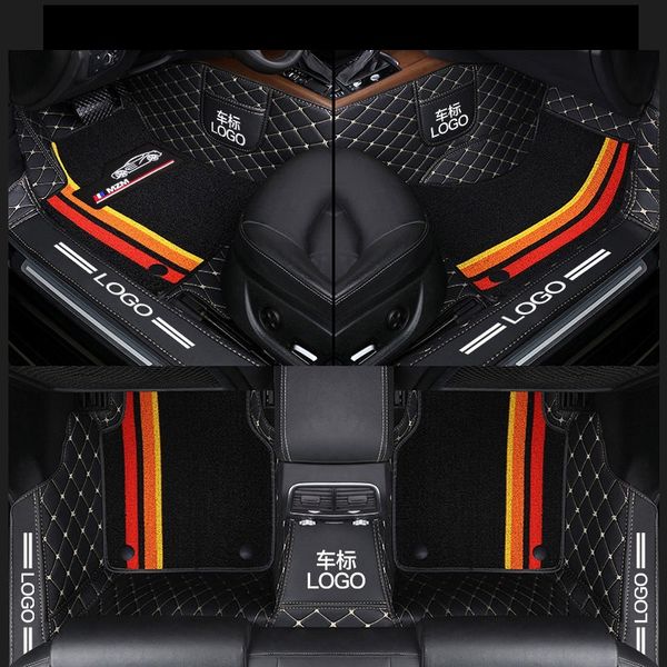 custom fit car floor mats waterproof leather eco friendly material specific for car double layers 3 pcs full set with logo black
custom fit car floor mats waterproof leather eco friendly material specific for car double layers 3 pcs full set with logo black