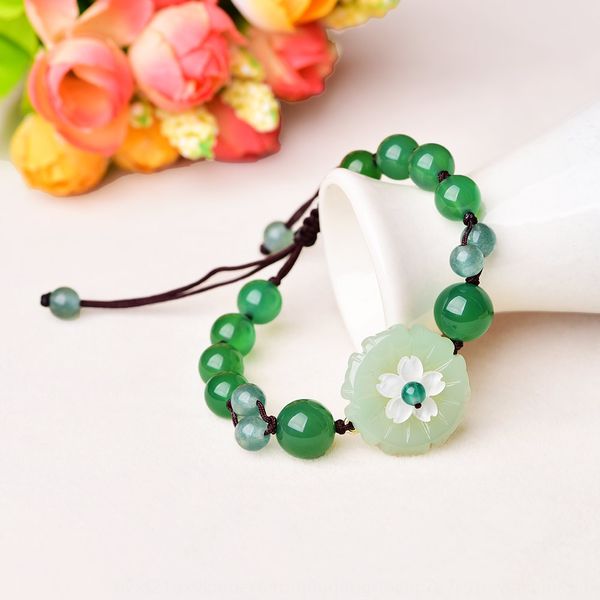 yunnan national style green agate bracelet agate bracelet string wind accessories hand woven hand rope adjustable accessories nstte, Golden;silver
yunnan national style green agate bracelet agate bracelet string wind accessories hand woven hand rope adjustable accessories nstte, Golden;silver