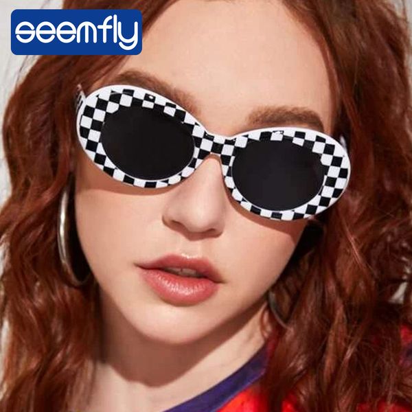 seemfly 2020 steampunk sunglasses hip hop oval vintage plaid sun glasses for women shade uv400 gafas de sol black
seemfly 2020 steampunk sunglasses hip hop oval vintage plaid sun glasses for women shade uv400 gafas de sol black