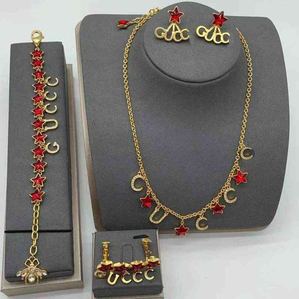 2022 latest factory wholesale new diamond five pointed star bee strength chain bracelet earrings earclip jewelry female letter, Silver
2022 latest factory wholesale new diamond five pointed star bee strength chain bracelet earrings earclip jewelry female letter, Silver