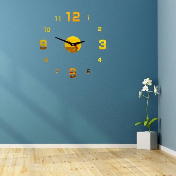 wall clocks frameless diy clock arabic numbers adhesive modern art silent 3d acrylic sticker home decorations for living roo 
wall clocks frameless diy clock arabic numbers adhesive modern art silent 3d acrylic sticker home decorations for living roo