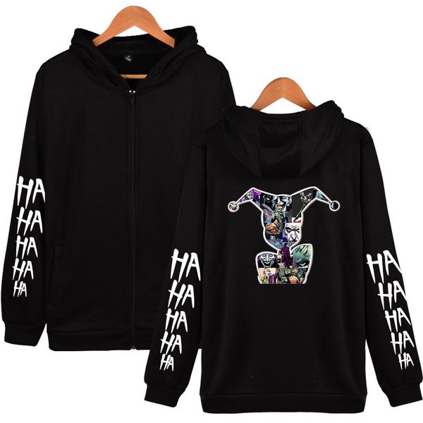halloween horror women joker zipper hoodies sweatshirt winter thicken keep warm long sleeve popular zipper hooded outwear coats 1014, Black
halloween horror women joker zipper hoodies sweatshirt winter thicken keep warm long sleeve popular zipper hooded outwear coats 1014, Black