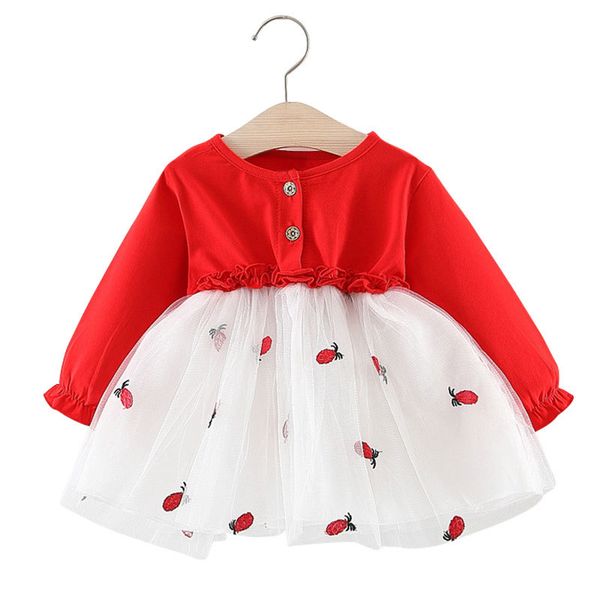 2020 autumn new long-sleeved cotton stitching girls dress baby girls princess dresses fashion casual comfortable dress 0-3 years 1023, Red;yellow
2020 autumn new long-sleeved cotton stitching girls dress baby girls princess dresses fashion casual comfortable dress 0-3 years 1023, Red;yellow
