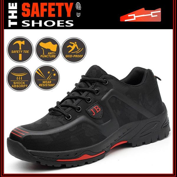 work shoes with steel toe work boots safety steel toe shoes men safety with metal sneakers indestructible, Black
work shoes with steel toe work boots safety steel toe shoes men safety with metal sneakers indestructible, Black
