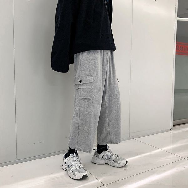 yymzl men's work pants and wei work clothes clothes autumn fashion loose straight sports brand sports pants men's versatile capris, Blue
yymzl men's work pants and wei work clothes clothes autumn fashion loose straight sports brand sports pants men's versatile capris, Blue