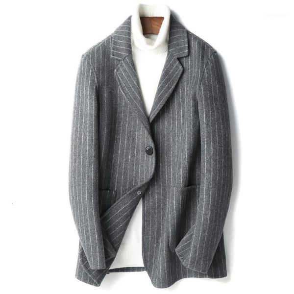 men's wool & blends yolanfairy double faced jacket men autumn winter warm coat plus size blazer de hombre 2021 d-19-00818-2 mf63, Black
men's wool & blends yolanfairy double faced jacket men autumn winter warm coat plus size blazer de hombre 2021 d-19-00818-2 mf63, Black
