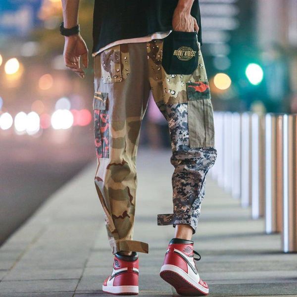 fashion multi-pocket men's harem pants streetwear casual camouflage jogger men drawstring army green camo trousers kg-220, Black
fashion multi-pocket men's harem pants streetwear casual camouflage jogger men drawstring army green camo trousers kg-220, Black