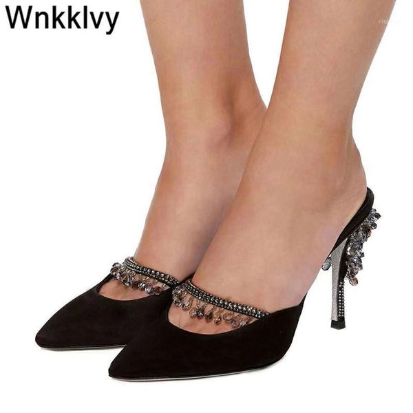 summer dress shoes high heels jewellery diamond crystal decor pointed toe gladiator sandals 2020 fashion slippers women pumps1, Black
summer dress shoes high heels jewellery diamond crystal decor pointed toe gladiator sandals 2020 fashion slippers women pumps1, Black