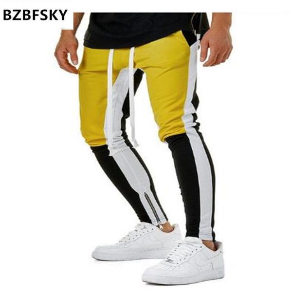 4 colors zipped ankle track pants waist banding panelled side stripe zip pockets color contrast retro trousers joggers pants, Black
4 colors zipped ankle track pants waist banding panelled side stripe zip pockets color contrast retro trousers joggers pants, Black