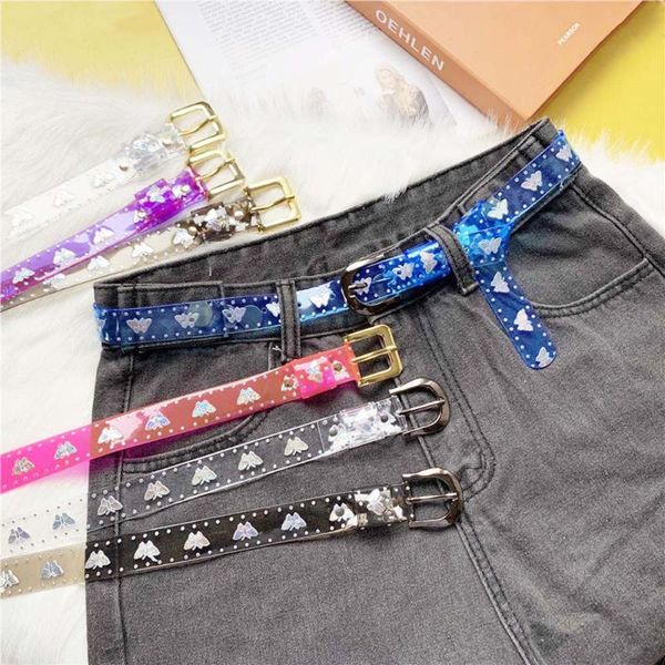 1pc fashion belt lady girls sweet candy color laser butterfly print belt women dress transparent jelly waist, Black;brown
1pc fashion belt lady girls sweet candy color laser butterfly print belt women dress transparent jelly waist, Black;brown
