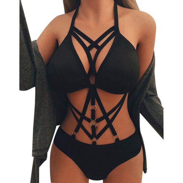 wenyujh cross straps for women underwear deep v cup ladies push up wire bralette lingerie bra panties, Black;white
wenyujh cross straps for women underwear deep v cup ladies push up wire bralette lingerie bra panties, Black;white