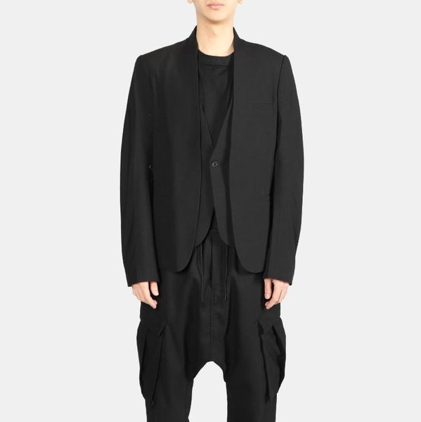 s-6xl 2020 new men clothing hair stylist double layer single button suit coat plus size stage costumes1, White;black
s-6xl 2020 new men clothing hair stylist double layer single button suit coat plus size stage costumes1, White;black